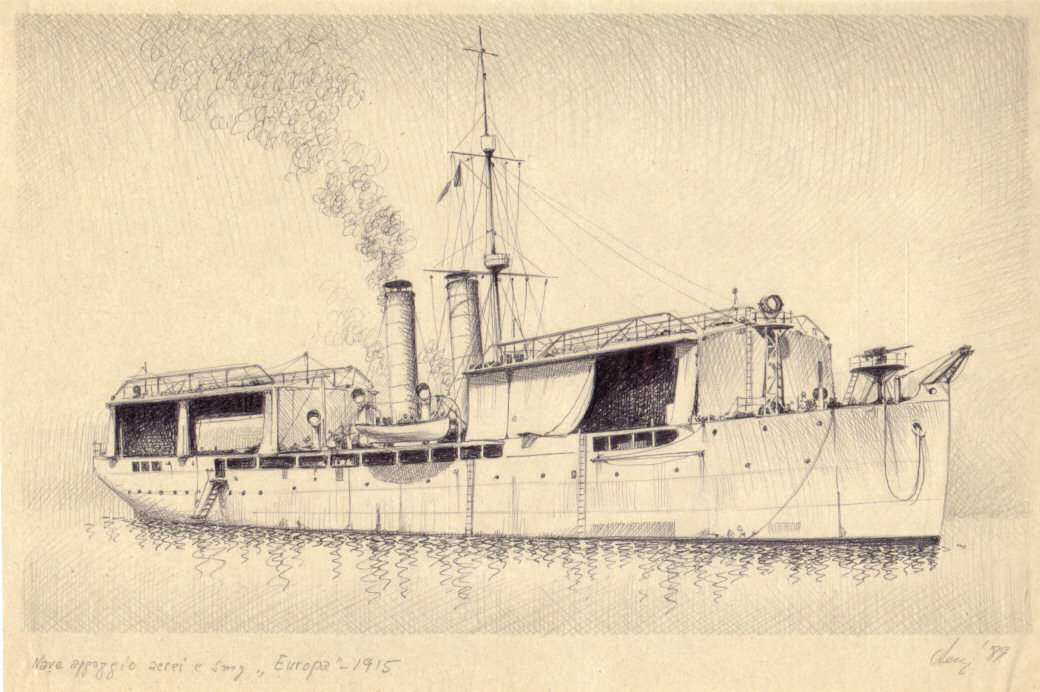 1915 - Nave appoggio aerei 'Europa'